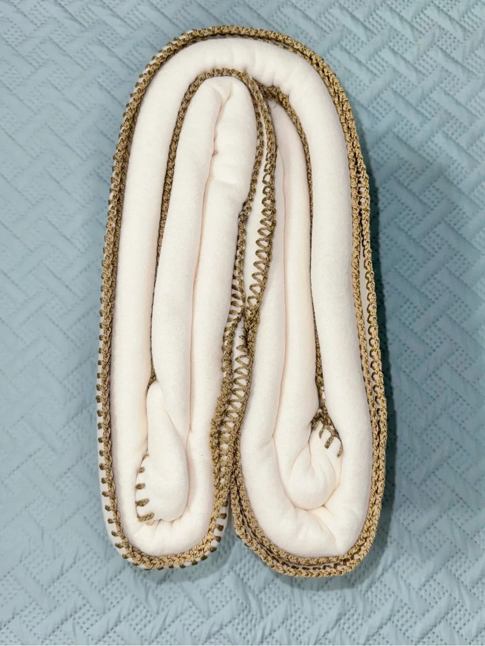 Mainstays King Size Fleece Blanket Supersoft Vanilla Dream Cream 90x102